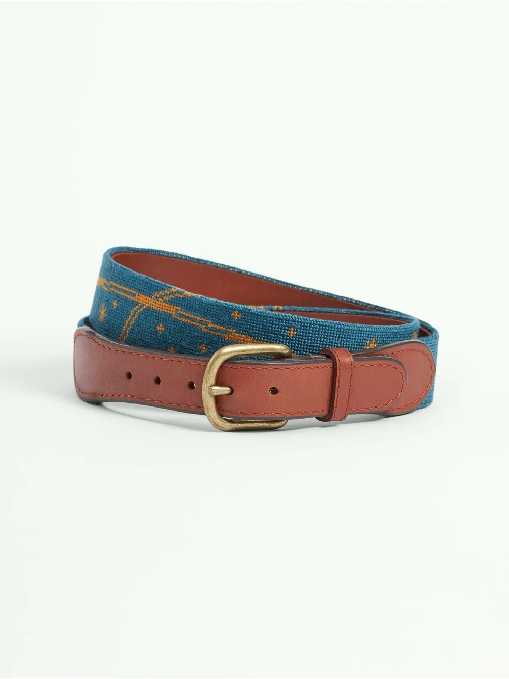 Smathers & Branson Constellation Needlepoint Belt - Size 42